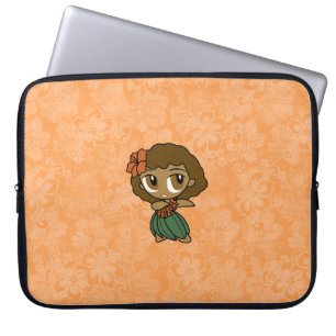 Protection Pour Ordinateur Portable Aloha Honeys Hula Girl Hibiscus Néoprène