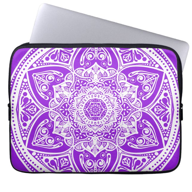 Protection Pour Ordinateur Portable Amethyst Mandala (Devant)