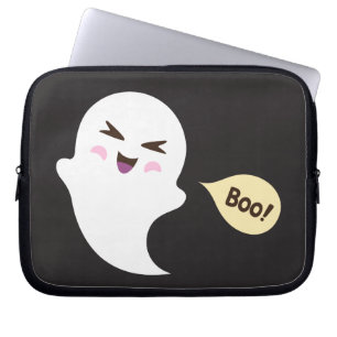 Protection Pour Ordinateur Portable Amusant mignon fantôme de dessin animé kawaii disa