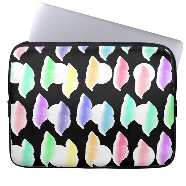 Protection Pour Ordinateur Portable Aquarelle Splash ! (Devant)