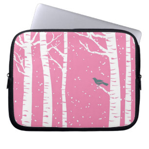 Protection Pour Ordinateur Portable Arbre de bouleau d'hiver (meilleure récompense