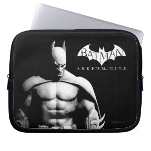 Protection Pour Ordinateur Portable Arkham Pose large noir et blanc Batman