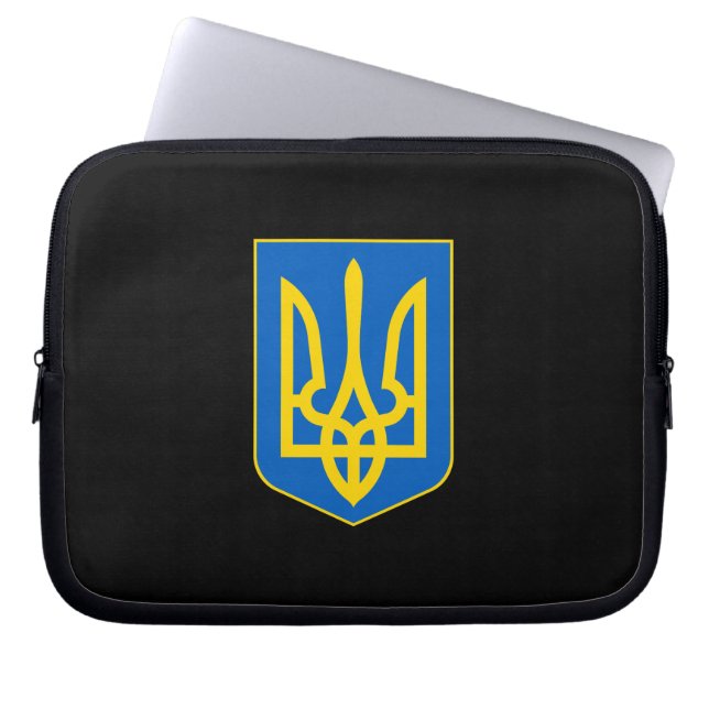 Protection Pour Ordinateur Portable Armoiries ukrainiennes (Devant)