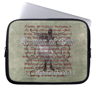 Protection Pour Ordinateur Portable Armure de Dieu, 6h10 d'Ephesians - 18, soldat