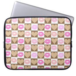 Protection Pour Ordinateur Portable Baisers, chocolat et beaucoup d'amour.