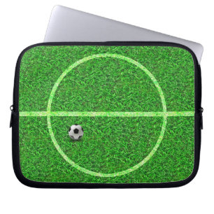 Protection Pour Ordinateur Portable Bal de football de terrain de football - Manche d'