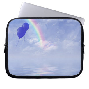 Protection Pour Ordinateur Portable Ballons bleus