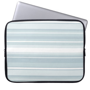 Protection Pour Ordinateur Portable Bandes bleu glace