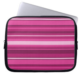 Protection Pour Ordinateur Portable Bandes de Fuschia
