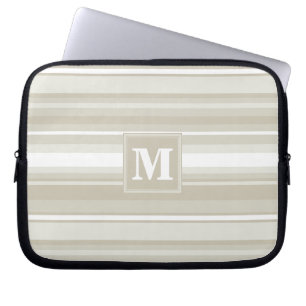 Protection Pour Ordinateur Portable Bandes de grès monogramme