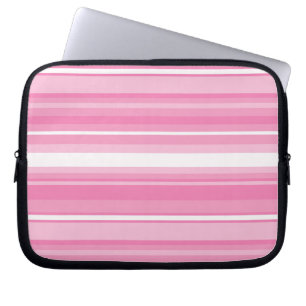Protection Pour Ordinateur Portable Bandes roses