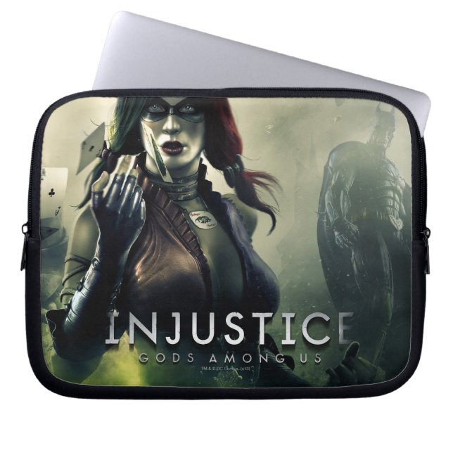 Protection Pour Ordinateur Portable Bannière : Grundy, Harley, Batman (Devant)