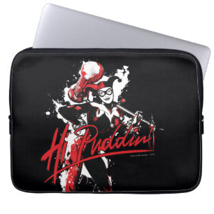 Protection Pour Ordinateur Portable Batman   Harley Quinn "Hi Puddin'' Ink Art