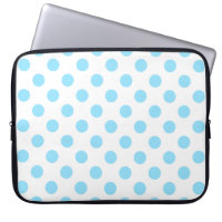 Bébé pois bleu et blanc