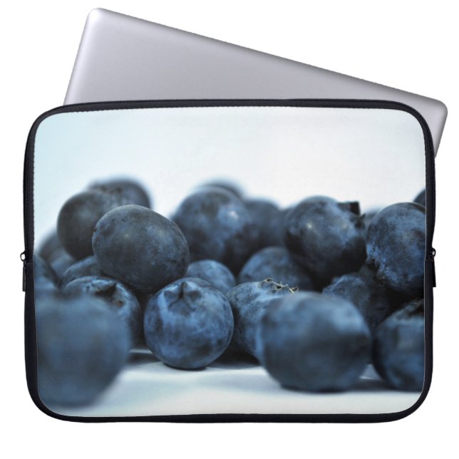 Protection Pour Ordinateur Portable Bleuets frais mûrs (Devant)