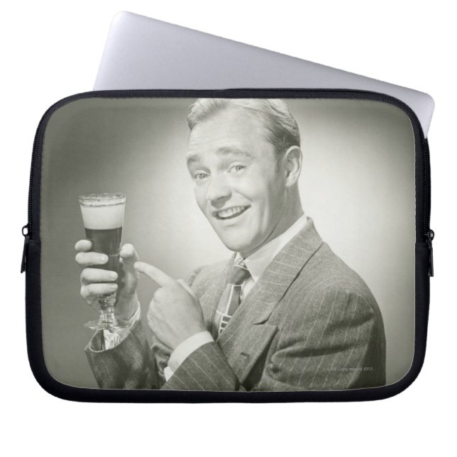 Protection Pour Ordinateur Portable Boire d'homme (Devant)