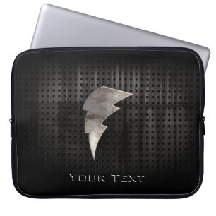 Protection Pour Ordinateur Portable Boulon de foudre; noir Cool