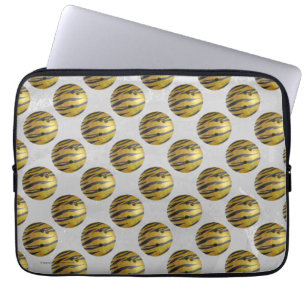 Protection Pour Ordinateur Portable Bowling Ball Tiger Jaune