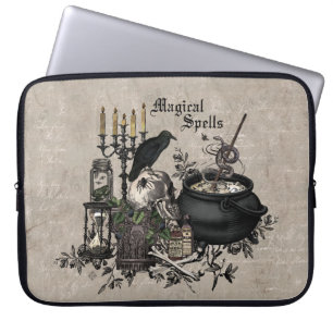 Protection Pour Ordinateur Portable BREW de SORCIÈRES vintage moderne de Halloween