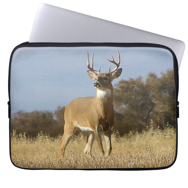 Protection Pour Ordinateur Portable Buck Whitetail (Devant)