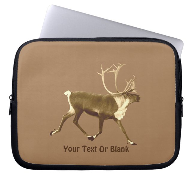 Protection Pour Ordinateur Portable Bull Caribou - Sepia (Devant)