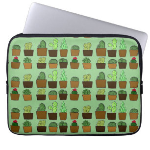 Protection Pour Ordinateur Portable Cactus mignons 13" caisse d'ordinateur portable