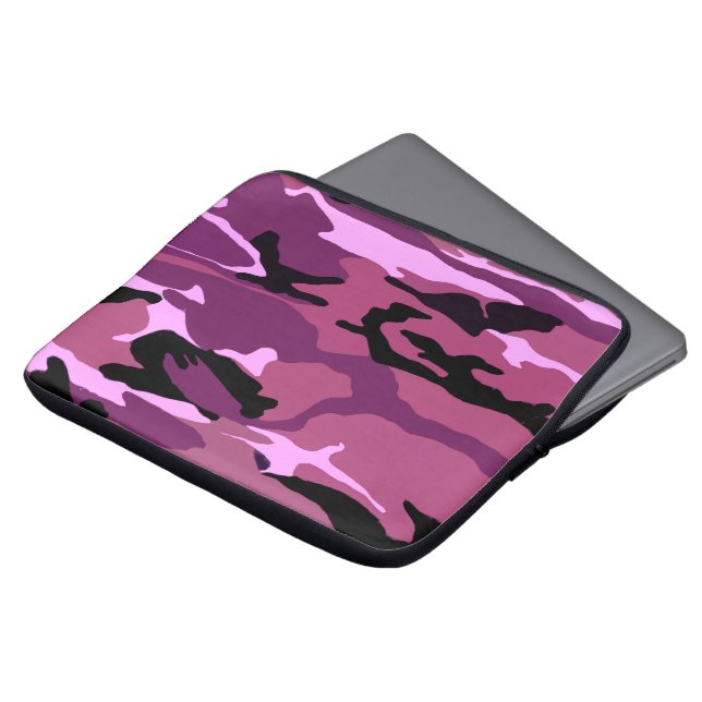 Protection Pour Ordinateur Portable Camo rose (Devant haut)