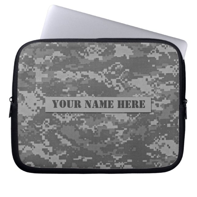Protection Pour Ordinateur Portable Camouflage personnalisé d'ACU Digital (Devant)