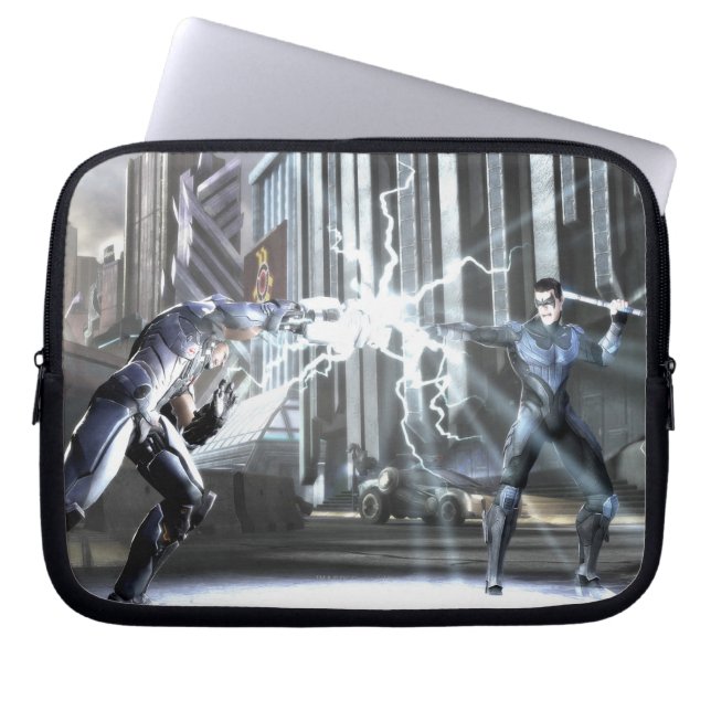 Protection Pour Ordinateur Portable Capture d'écran : Cyborg vs Nightwing 4 (Devant)