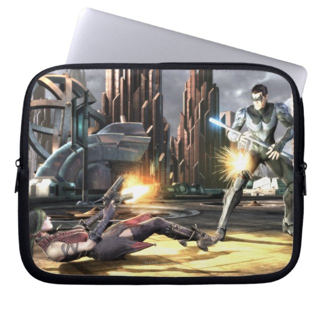 Protection Pour Ordinateur Portable Capture d'écran : Harley vs Nightwing (Devant)