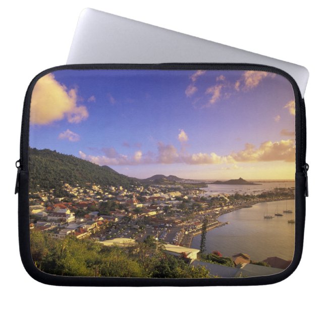 Protection Pour Ordinateur Portable Caraïbes, Antilles françaises, Saint-Martin. (Devant)