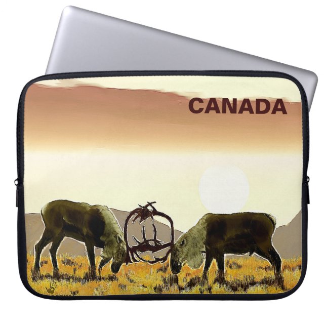 Protection Pour Ordinateur Portable Caribou Duel - Canada (Devant)