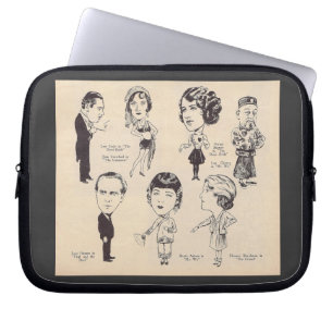 Protection Pour Ordinateur Portable Caricatures d'acteur de film silencieux