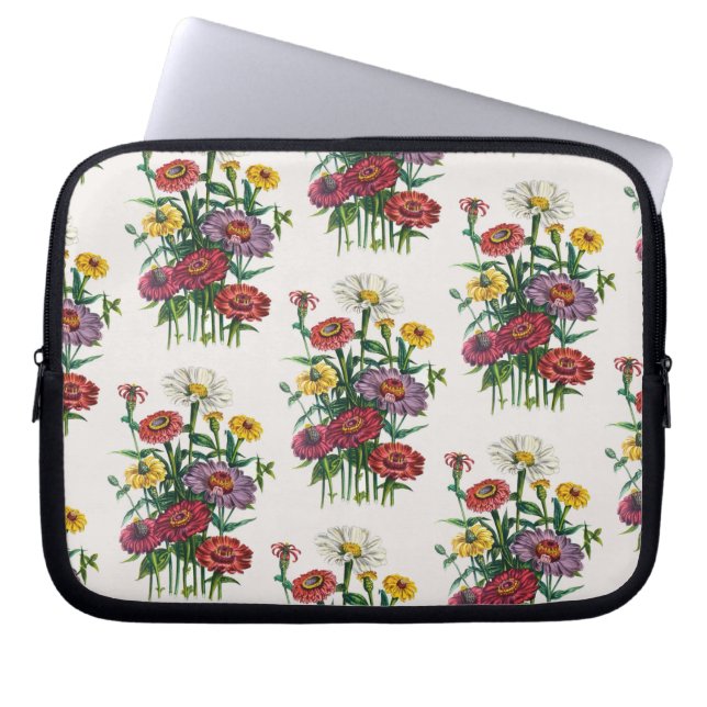 Protection Pour Ordinateur Portable Carnaval des fleurs (Devant)