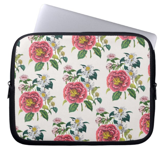 Protection Pour Ordinateur Portable Carnaval des fleurs (Devant)