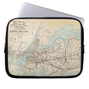 Protection Pour Ordinateur Portable Carte des rois, Queens, Long Island