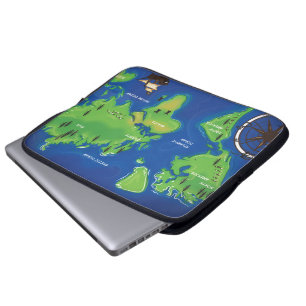 Protection Pour Ordinateur Portable Carte du monde