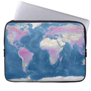 Protection Pour Ordinateur Portable Carte du monde