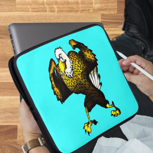 Protection Pour Ordinateur Portable Cartoon Combattre l'aigle