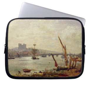Protection Pour Ordinateur Portable Cathédrale de Rochester et château, c.1820-30