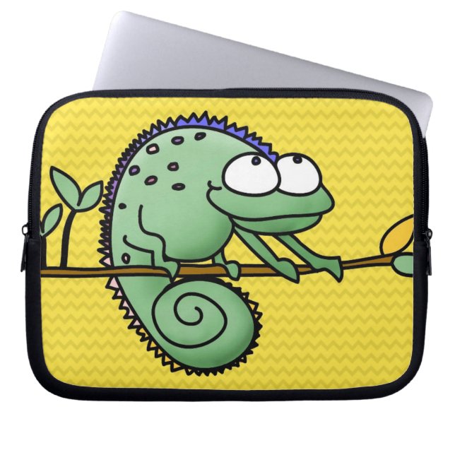 Protection Pour Ordinateur Portable Chameleon Cute Funny (Devant)