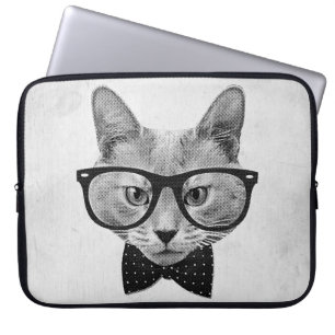 Protection Pour Ordinateur Portable Chat vintage de hippie