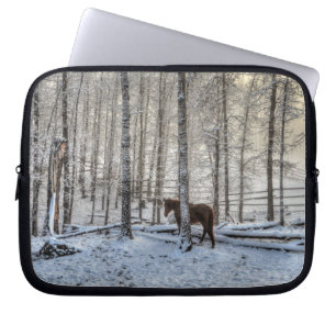 Protection Pour Ordinateur Portable Chevaux - American Western Theme