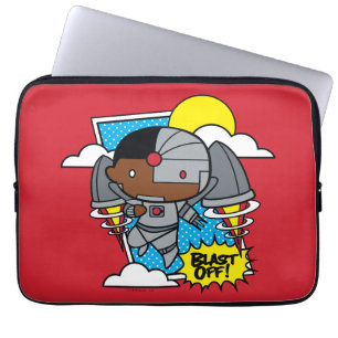 Protection Pour Ordinateur Portable Chibi Cyborg S'Est Éteint !