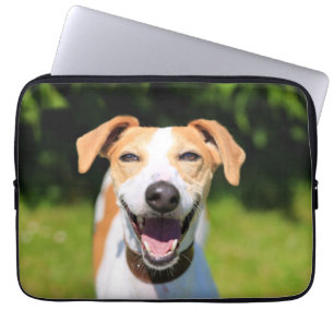 Protection Pour Ordinateur Portable Chien riant des images de Getty