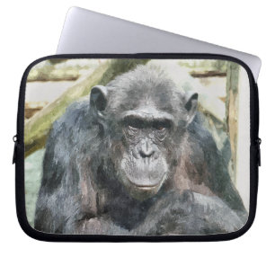 PROTECTION POUR ORDINATEUR PORTABLE CHIMPANZÉS