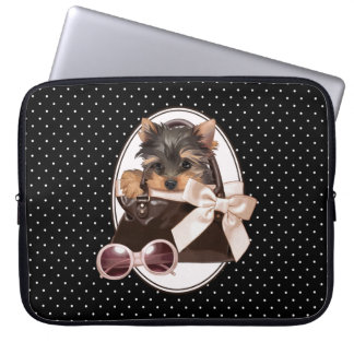 Protection Pour Ordinateur Portable Chiot de Yorkshire Terrier