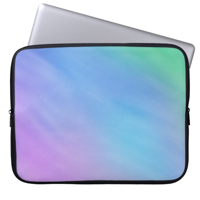 Protection Pour Ordinateur Portable Ciel arc-en-ciel doux (Devant)