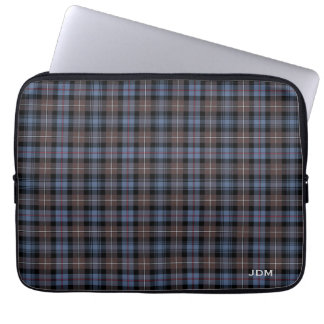 Protection Pour Ordinateur Portable Clan Mackenzie Tartan Reproduction Monogramme plaq