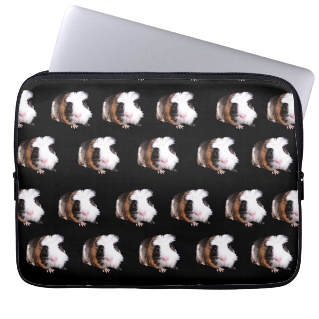 Protection Pour Ordinateur Portable Cochons de Guinée Tortoiseshell, (Devant)
